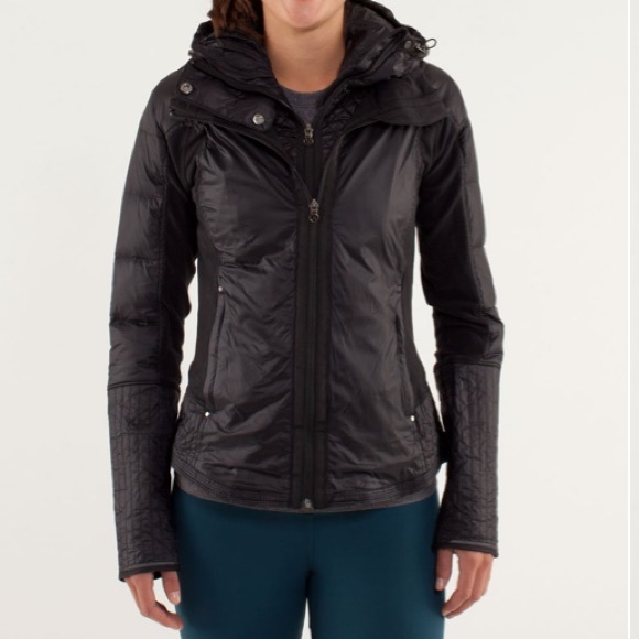lululemon athletica Jackets & Blazers - Lululemon Run: Bundle Up Jacket Black / Black Down